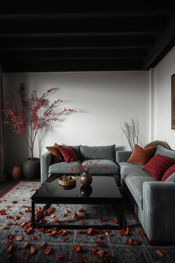 black and grey living room ideas