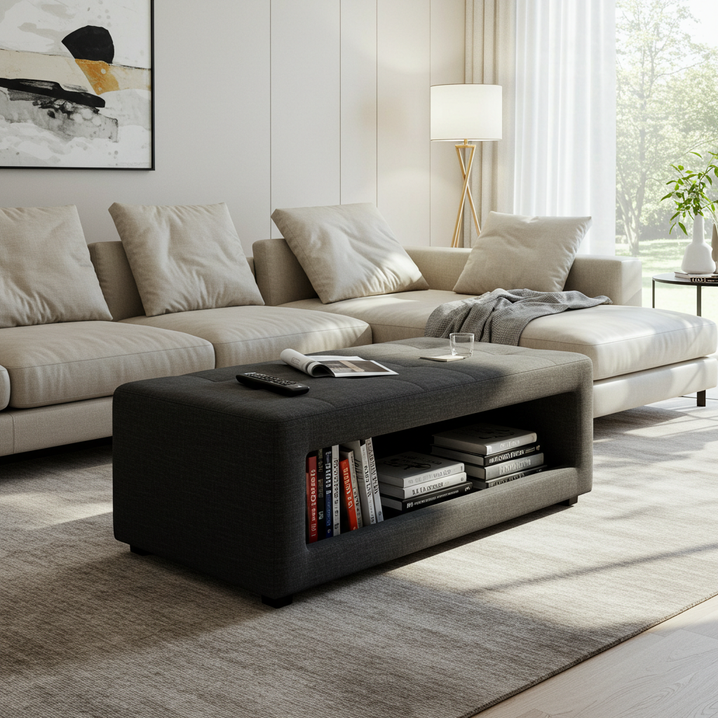 Modern living room bookshelves ideas