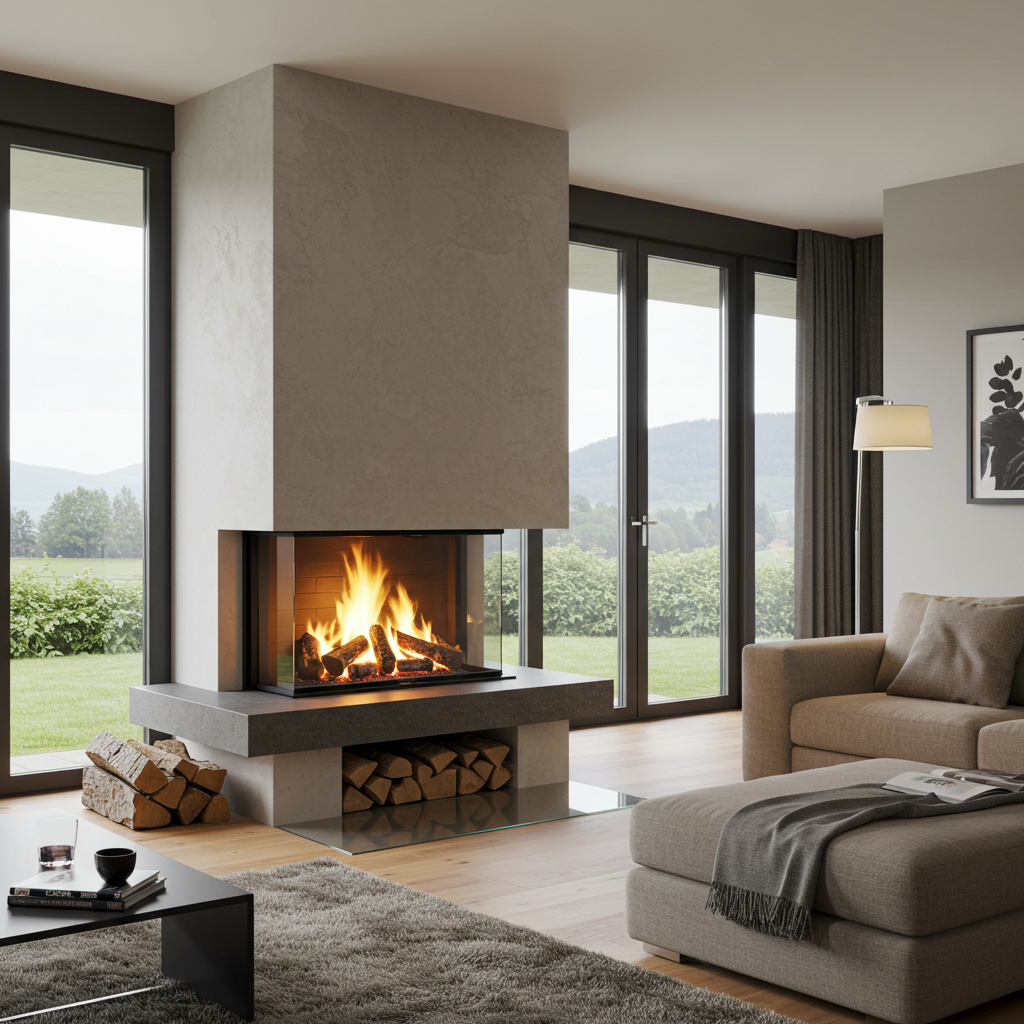 small corner fireplace ideas living room