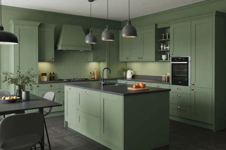 sage green kitchen ideas Sage green kitchen walls Modern sage green kitchen ideas What colour tiles with sage green kitchen Sage Green kitchen accessories Light sage green kitchen ideas Sage green kitchen cabinets