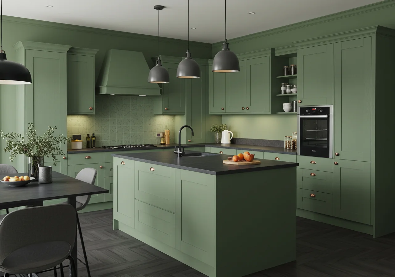sage green kitchen ideas Sage green kitchen walls Modern sage green kitchen ideas What colour tiles with sage green kitchen Sage Green kitchen accessories Light sage green kitchen ideas Sage green kitchen cabinets