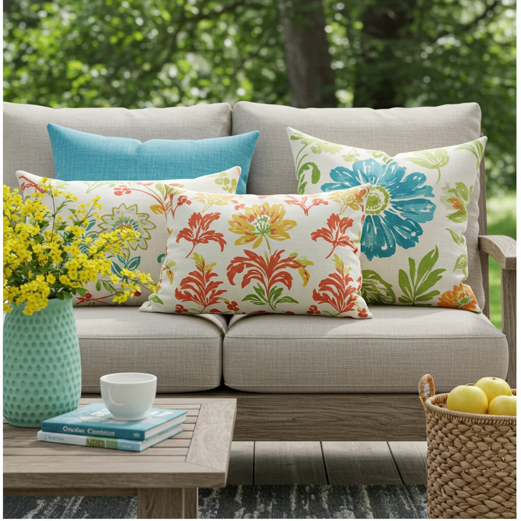 Spring decorative pillows