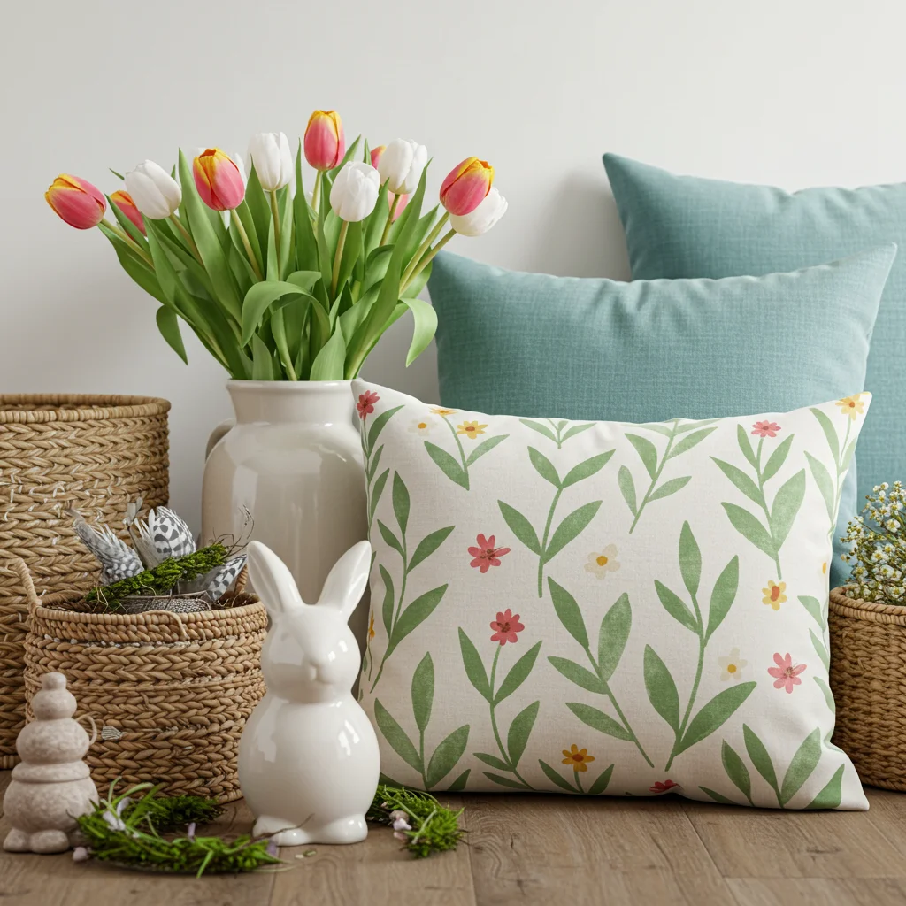 Spring decorative pillows