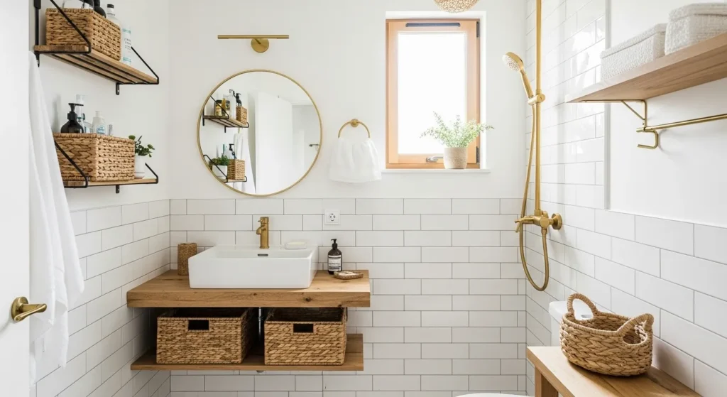 How can I make my small bathroom look amazing?