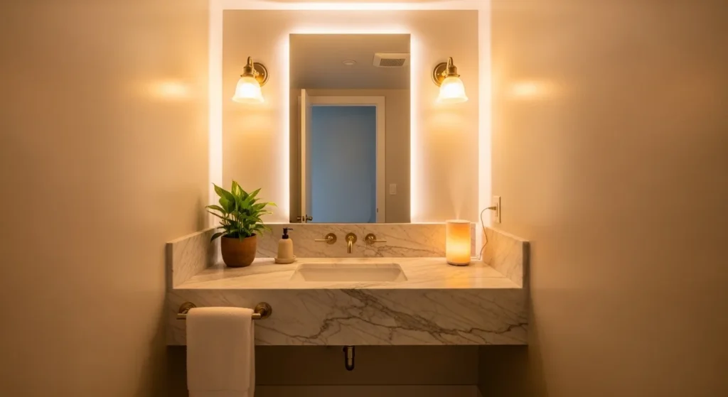 How can I make my small bathroom look amazing?